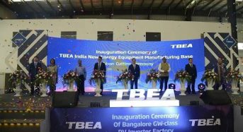 TBEA’s 2GW Photovoltaic Inverter Factory in India Put into Operation