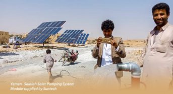 Suntech Supplies Modules for Yemen’s PV Powered Pumping and Irrigation Systems