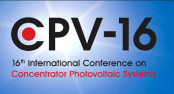 16th International Conference on Concentrator Photovoltaic Systems (CPV-16) Cancelled