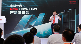 22.1%! 615Wp! Jolywood’s New Generation of Niwa® High-Efficiency Bifacial Modules Shine at Shanghai SNEC Exhibition