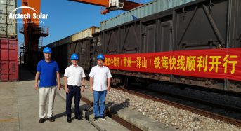 Arctech Solar Starts Rail-Sea Intermodal Transport to Accelerate Global Project Delivery Speed