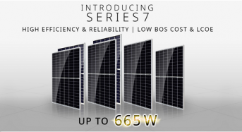Canadian Solar Launches Series 7 Modules of up to 665 W
