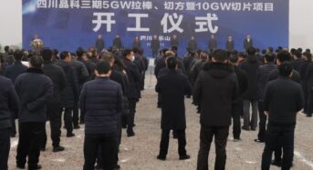 Construction JinkoSolar’s Phase III 5GW Rod Pulling and 10GW Wafer Slicing Project in Sichuan Has Begun