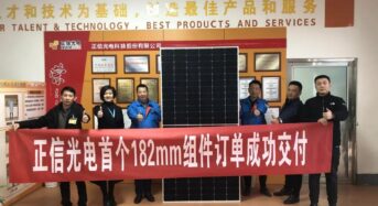 Znshine Solar Delivers Its First 182mm Solar Modules Order