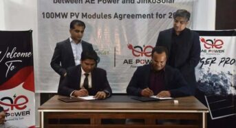 JinkoSolar Signed an 100MW Solar Modules Distribution Agreement with AE Power for 2021 in Pakistan