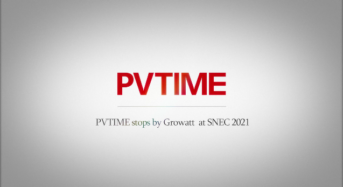 PVTIME Visits Growatt at SNEC 2021