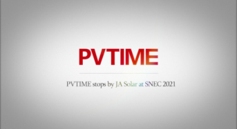 PVTIME Visits JA Solar at SNEC 2021