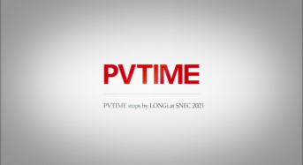 PVTIME Visits LONGi at SNEC 2021