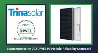 Trina Solar Wins Its Seventh Consecutive “Top Performer” Certified by PVEL for Its High-Reliability Modules