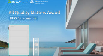 Growatt Wins TÜV Rheinland’s All Quality Matters Award for Its ARK Battery