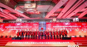 1st Day of IPO, Jinkosolar Reaches a Market Value of 85 Billion and Opening Price 8.5 Yuan