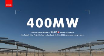 LONGi Supplied 400MW of Hi-MO 5 Bifacial Modules for the Rabigh Solar Project
