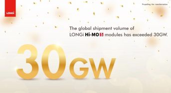 LONGi Achieves New Milestone of 30GW for Hi-MO 5 Module Shipments
