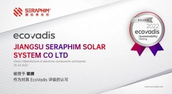 Seraphim Awarded Silver Medal in EcoVadis CSR Rating