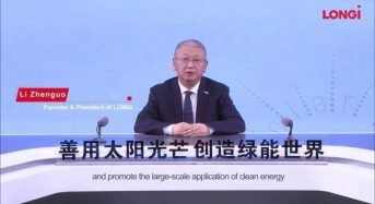 LONGi founder Li Zhenguo urges focus on technological innovation to support the sustainable development of PV industry at the 8th World Conference on Photovoltaic Energy Conversion