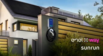 Enel X Way and Sunrun Partner to Offer Smart Electric Vehicle Home Charging Stations