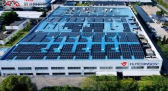 TEESS Completes Solar System for Hutchinson (Wuhan) Factory