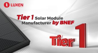 LUXEN Solar Named Tier 1 Solar Module Manufacturer by BloombergNEF