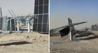 Strong Winds Damage 100MW Photovoltaic Project in Xinjiang, Sparking Concerns About Prospect of Oversized Module