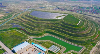 153MW! PV Plant in Open-pit Mine Discharge Site Connected to the Grid in China