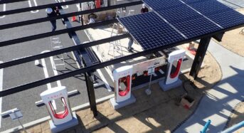 PVezRack ezShade Razor Powers Tesla Supercharger Site in Tsukuba City, Japan, Unveiling Next-Level Innovation