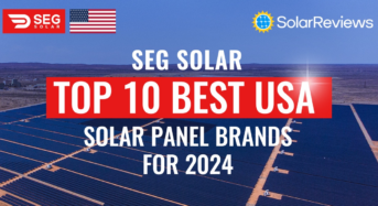 SEG Solar Ranks Among Top 10 Solar Panel Brands in the US Market