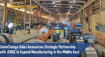 GameChange Solar Announces Strategic Partnership with Jiangsu Zhenjiang New Energy Equipment Co. Ltd. (Jznee) to Expand Local Manufacturing in Saudi Arabia