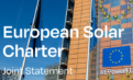 European Solar Charter Signed to Support European Photovoltaic Manufacturing