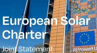 European Solar Charter Signed to Support European Photovoltaic Manufacturing