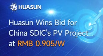 200MW! Huasun Wins Bid for China SDIC’s PV Project