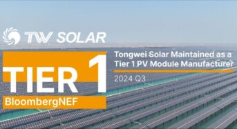 Tongwei Solar continues to shine as a BloombergNEF Tier 1 PV Module Manufacturer in Q3 2024