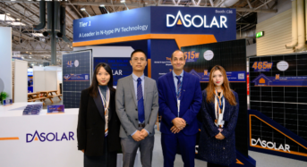 DAS Solar Shines with High-efficiency Modules at Solar & Storage Live UK 2024