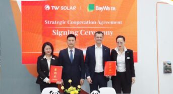 Tongwei Solar and BayWa r.e. Solar Distribution / FR Seal Strategic Framework Agreement at BE POSITIVE