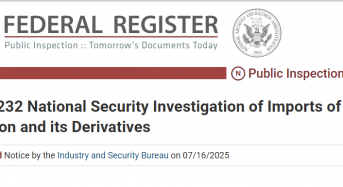 US Launches 232 Probe on Polysilicon Security