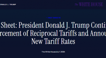 40%! Trump Slaps Tariffs on 14 Nations