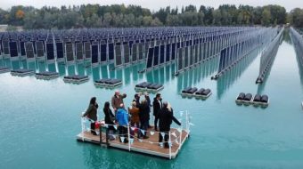 World’s First Vertical Floating Solar Plant Launches in Bavaria