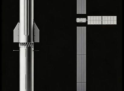 SpaceX Unveils 170-Metre Space Solar Arrays