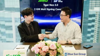 2GW! JinkoSolar Secures Module Deal with Australia’s Blue Sun Group