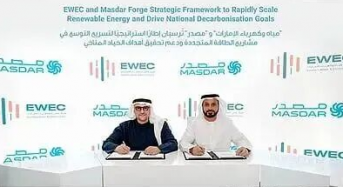 38GW! Masdar & EWEC Partner for UAE PV-Storage Scheme