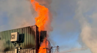 Fire at 7.5MW Battery Storage Site Near Rainworth, UK