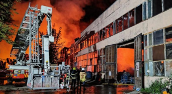 Missile Hits Kyiv Solar Storage Warehouse